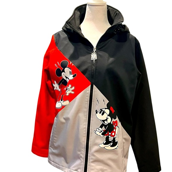 Disney Bradford Exchange Mickey & Minnie Mouse Jacket Sz Small Detachable Hood. - Picture 3 of 12